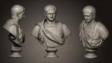 Busts and heads antique and historical (BUSTA_0520) 3D model for CNC machine